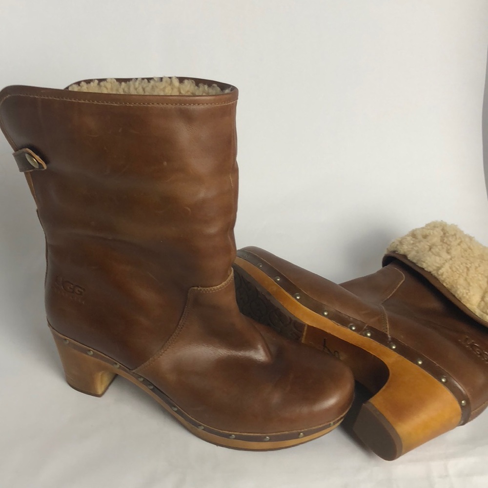 UGG Australia Kensington  leather boots size 9 - Picture 3 of 8